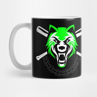 Wolf sport and fitness lovely blend drawing cute cool colorful Mug